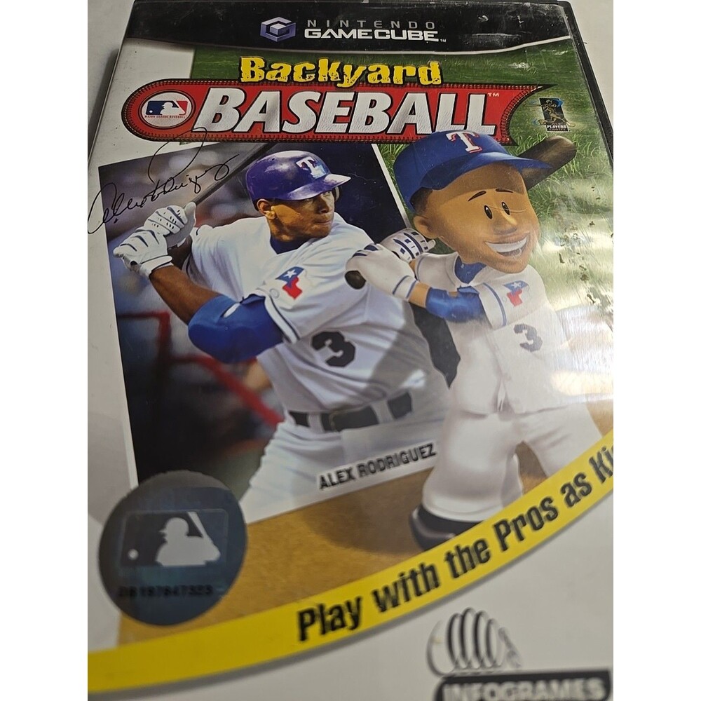 Backyard Baseball (Nintendo GameCube, 2003) Complete CIB Authentic Rare - Tested - Picture 2 of 10